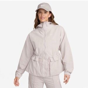 Nike Sportswear Oversized Funnel Hood Jacket FN3669-019 Platinum Violet + Cap XL